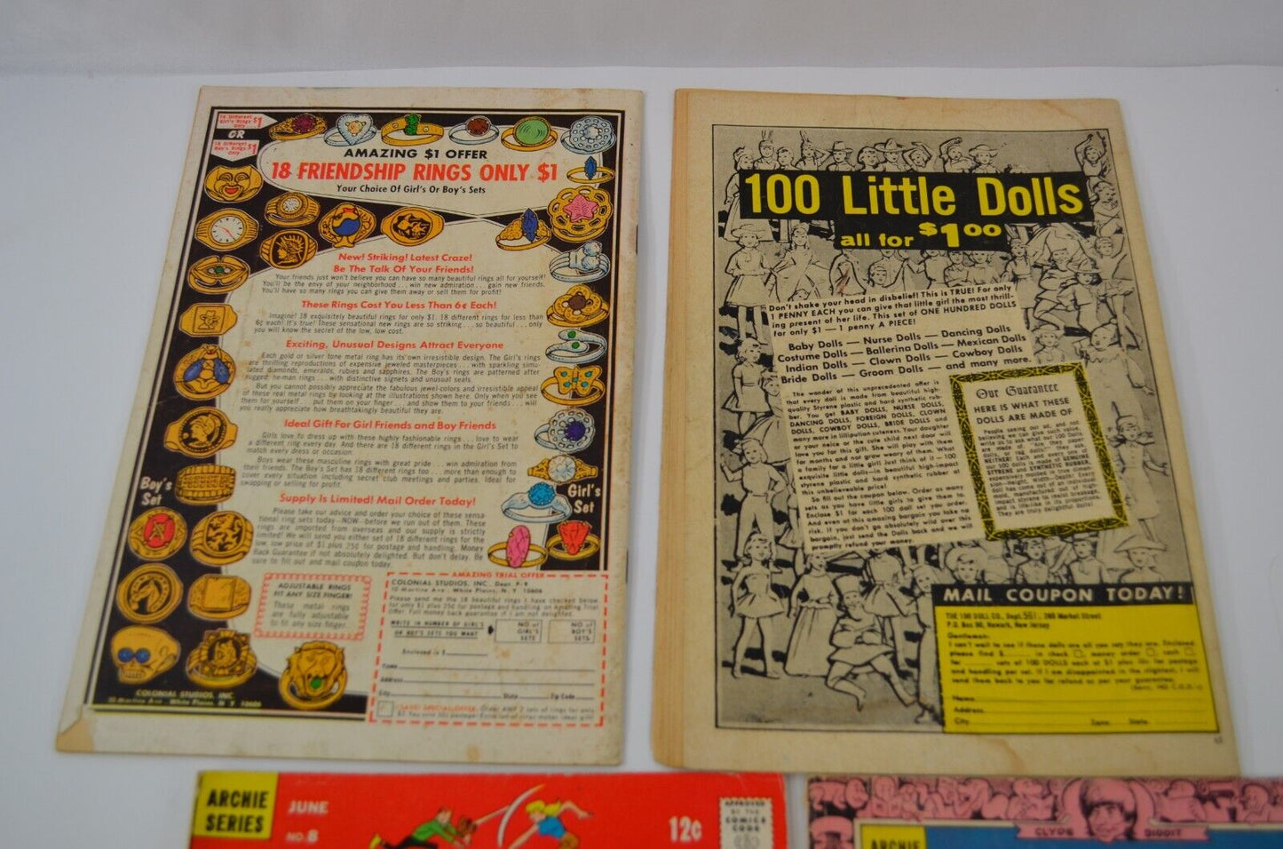 Betty And Me #7, 8, 14 / Archie's Mad House #58 (Archie Pub, 1967-68) Comic Book