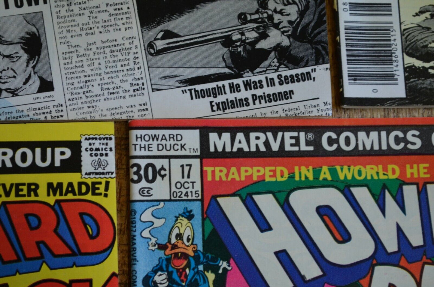 Howard the Duck #6 8 15 16 17 (Marvel, 1976-77) Comic Books Lot of 5 VF