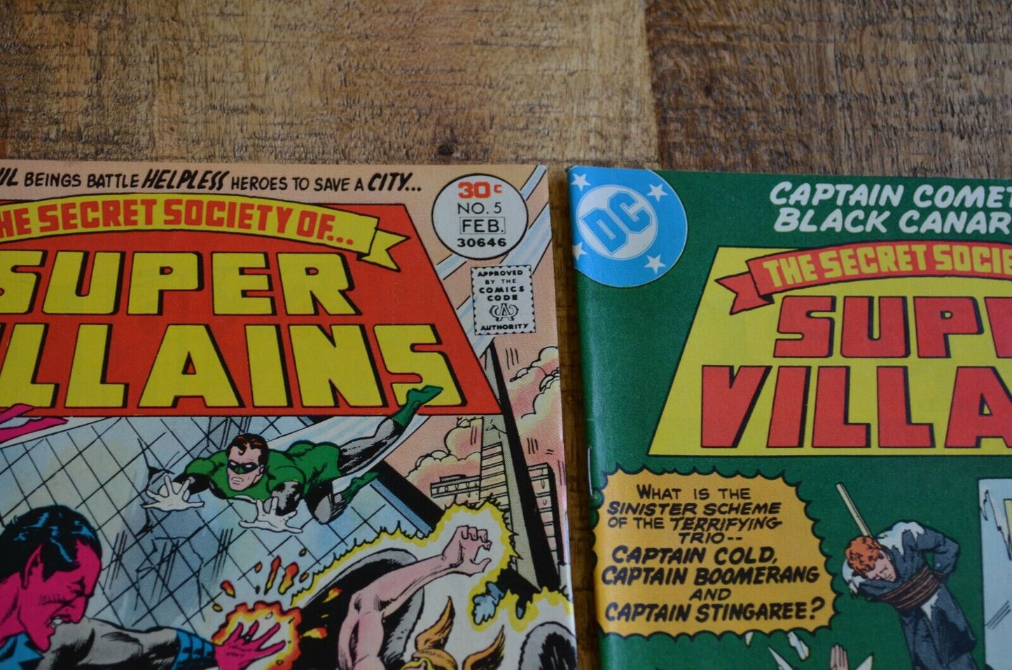 Secret Society of Super Villains #2 5 6 (DC, 1976-77) Comic Books Lot of 3 VF-