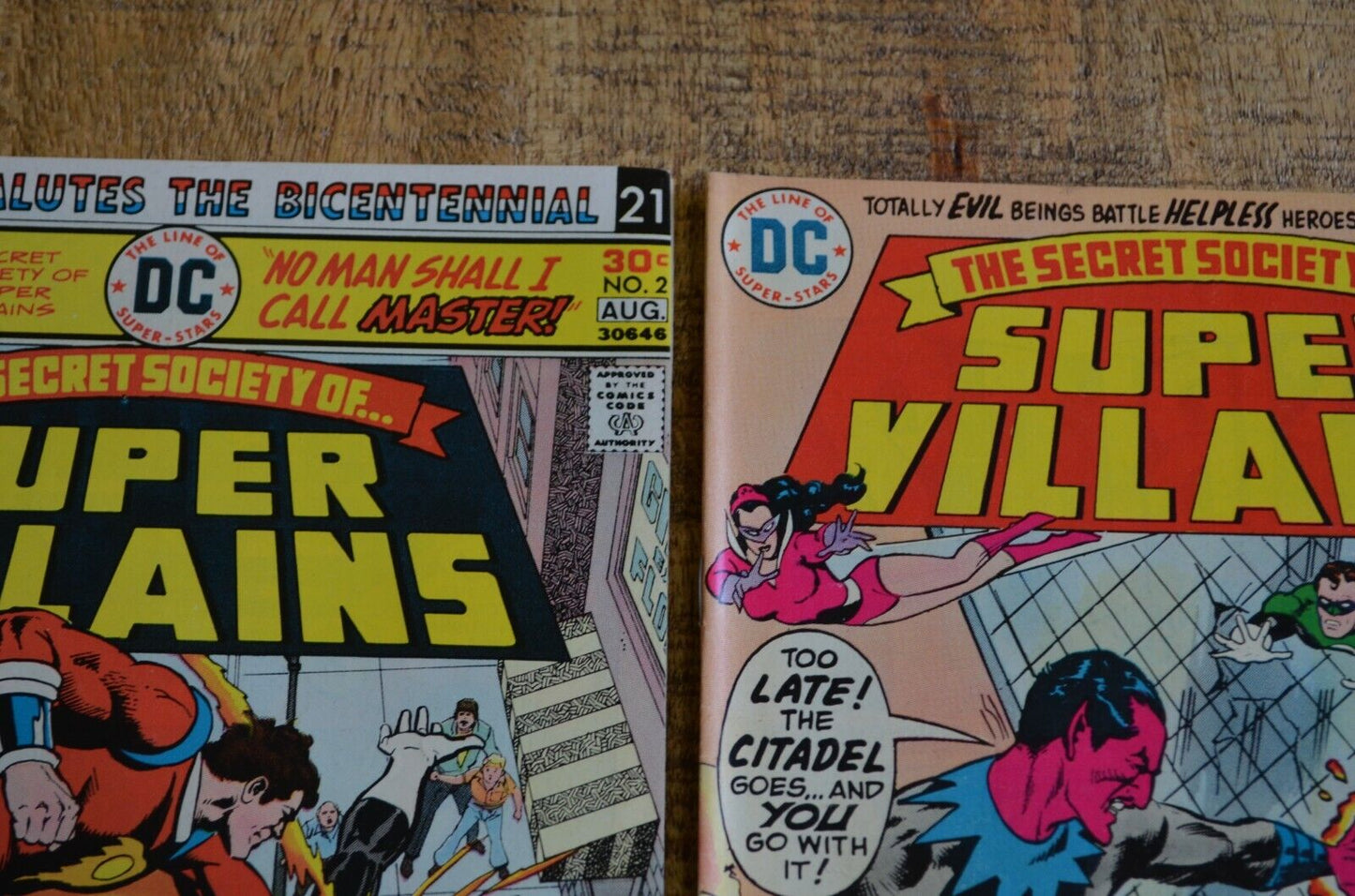 Secret Society of Super Villains #2 5 6 (DC, 1976-77) Comic Books Lot of 3 VF-