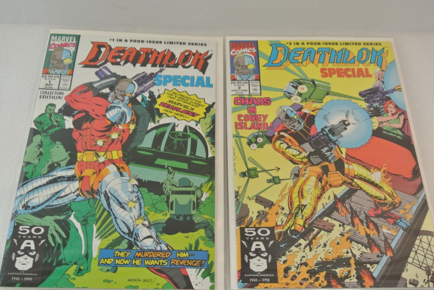 Deathlok Death's Head Battle Tide Foes of Spider-Man Marvel Comics Lot of 16