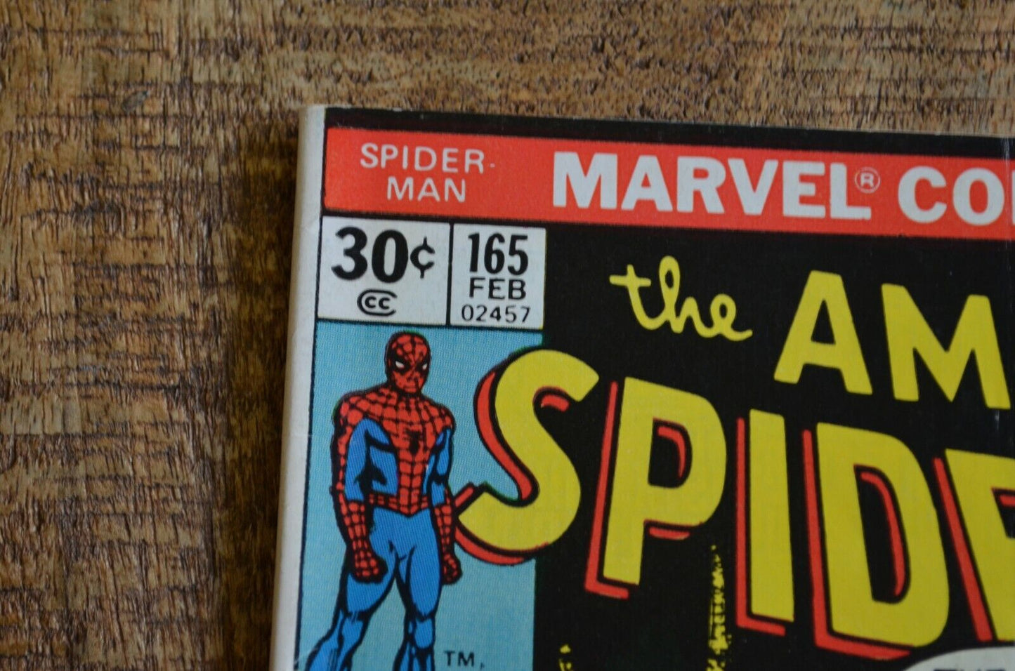 Amazing Spider-Man #165 (Marvel Comics, 1977) Comic Book Lizard Appearance FN