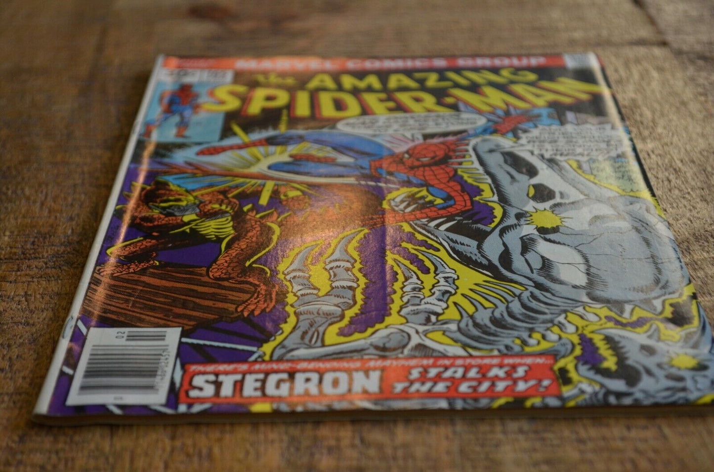 Amazing Spider-Man #165 (Marvel Comics, 1977) Comic Book Lizard Appearance FN