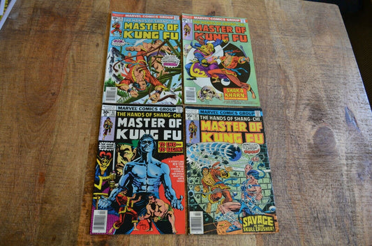 Hands of Shang-Chi Master of Kung Fu #46 49 51 61 (Marvel, 1976-78) Comics VF-