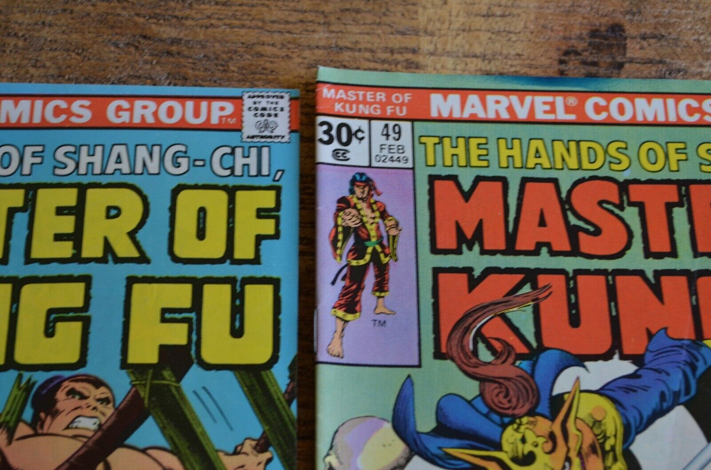 Hands of Shang-Chi Master of Kung Fu #46 49 51 61 (Marvel, 1976-78) Comics VF-