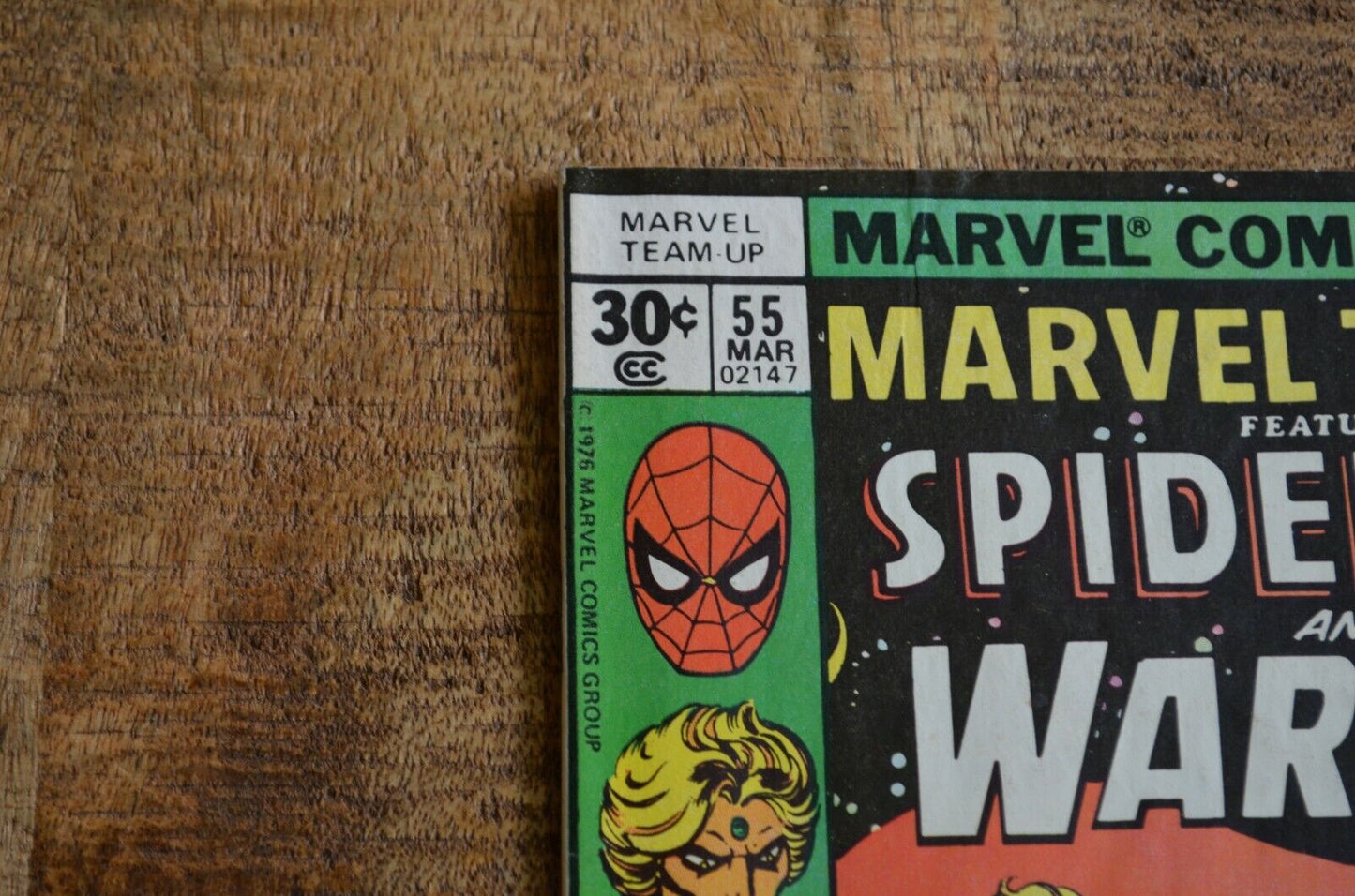 Marvel Team-Up #55 Spider-Man Adam Warlock Comic Book 1977 VF 7.5