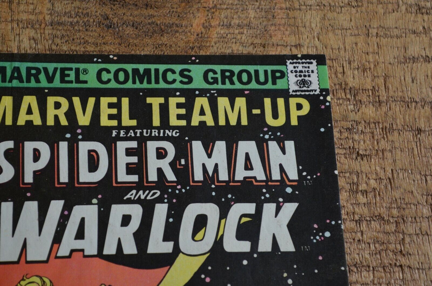 Marvel Team-Up #55 Spider-Man Adam Warlock Comic Book 1977 VF 7.5
