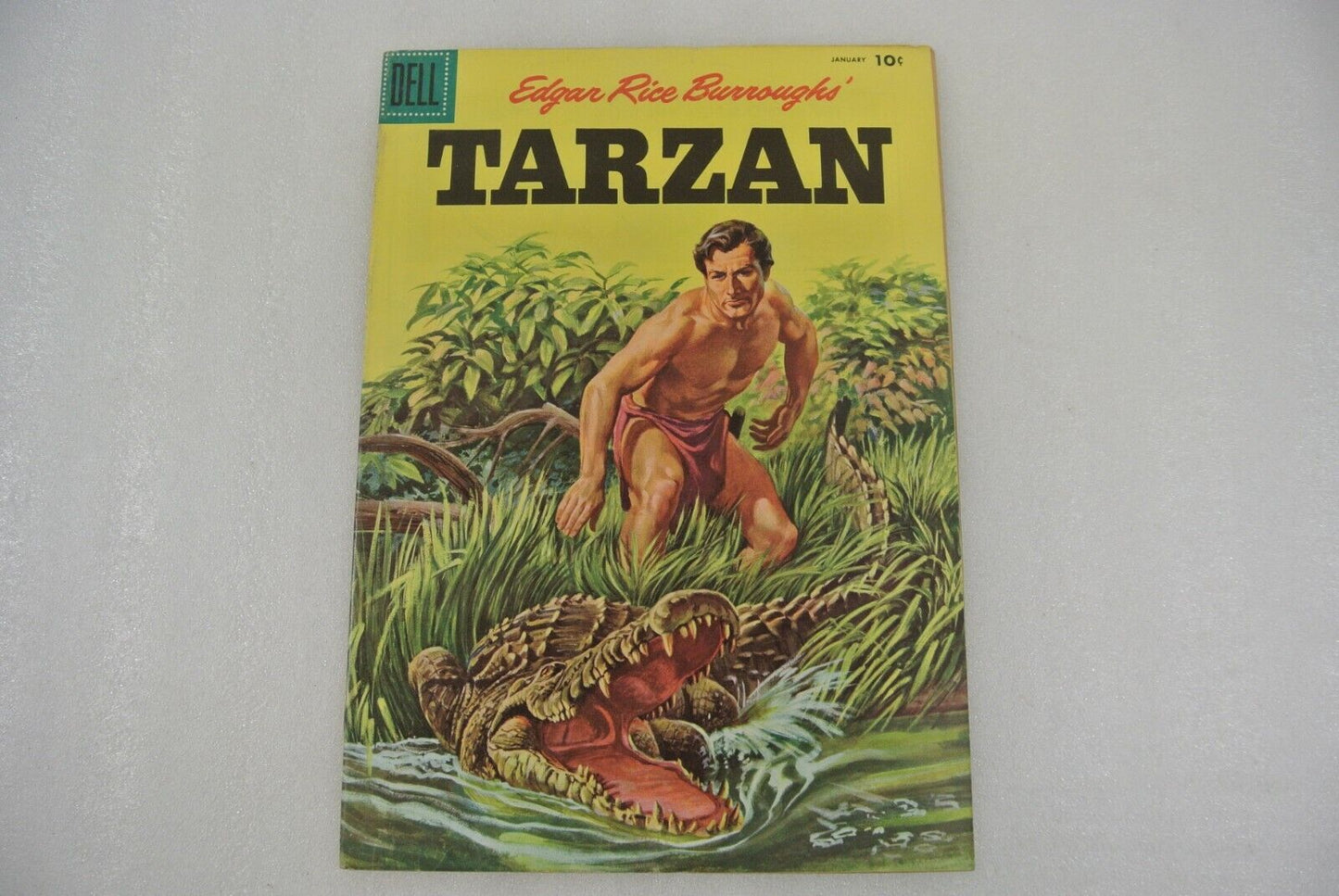 Tarzan #76 (Dell Comics, 1956) Edgar Rice Burroughs Comic Book F Condition