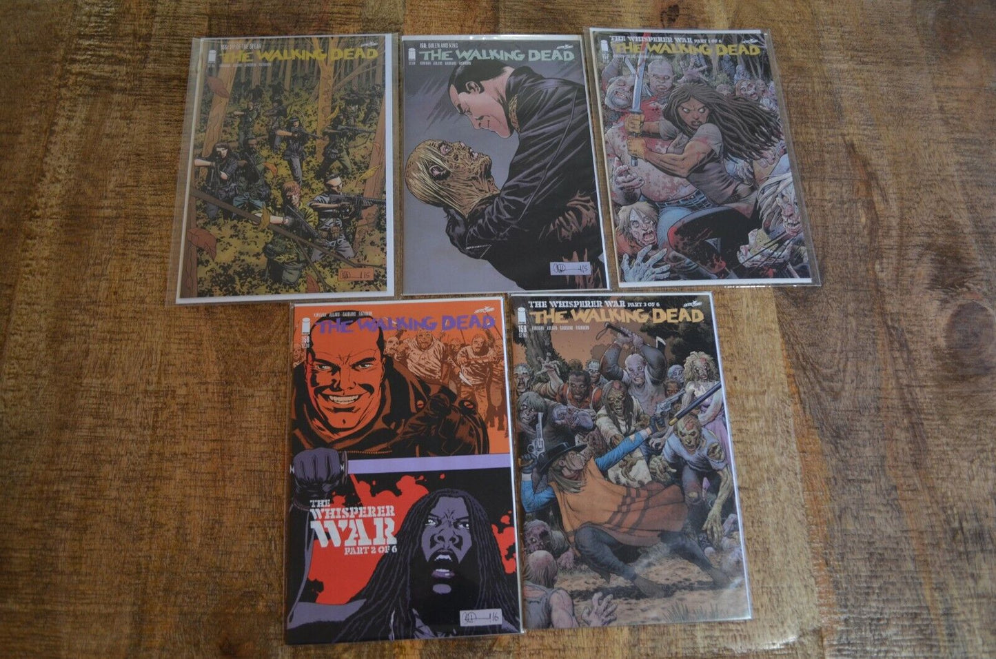 Walking Dead #155 156 157 158 159 (Image, 2016) NM 9.2 Lot of 5 Comic Books