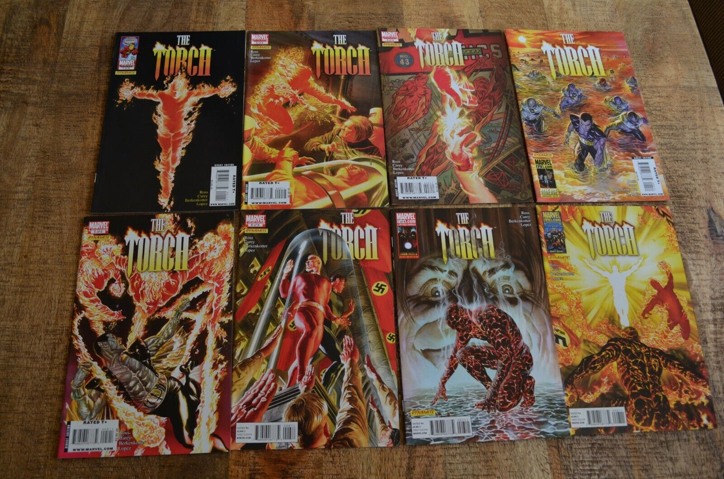 The Torch #1 2 3 4 5 6 7 8 (Marvel Comics, 2009-2010) Lot of 8 VF