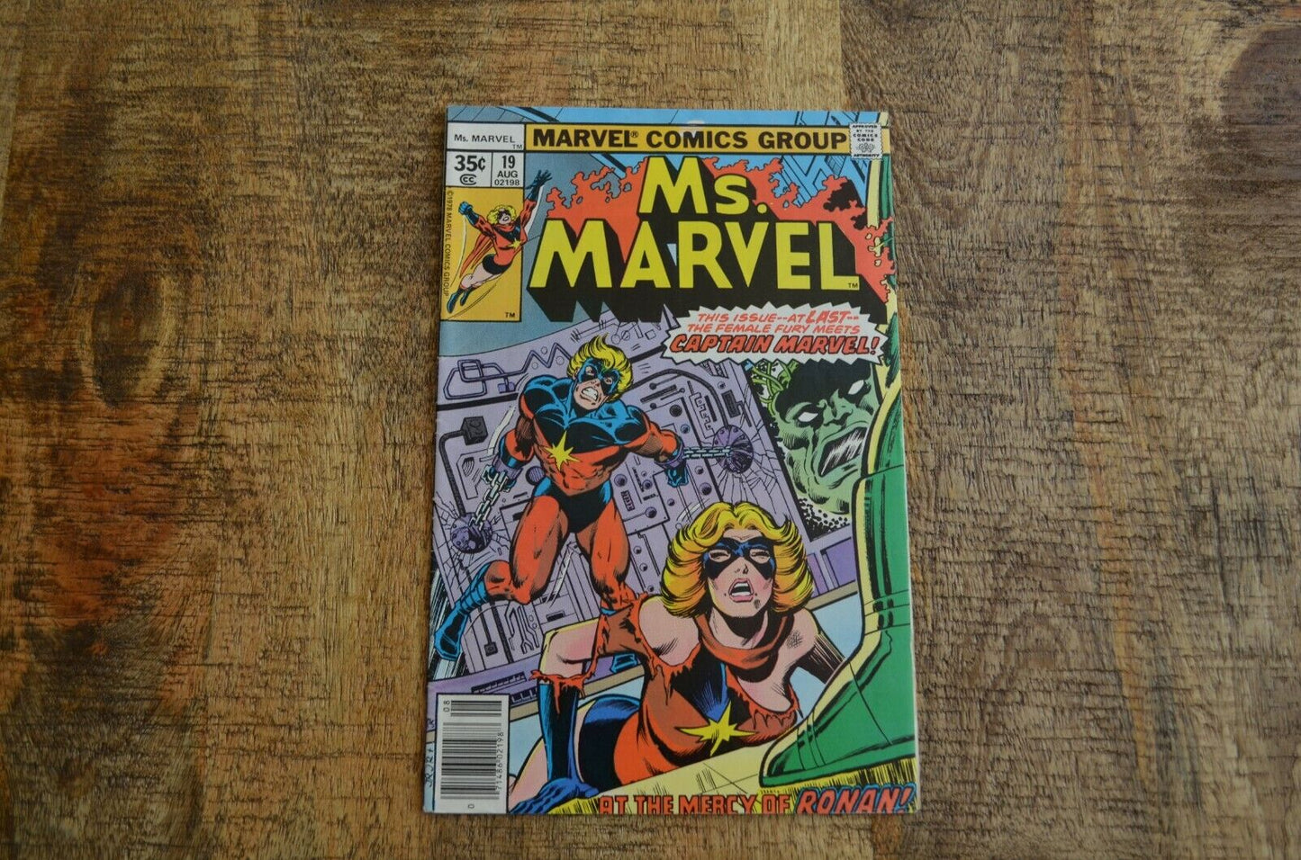 Ms Marvel #19 (Marvel Comics, 1978) Newsstand VF Comic Book