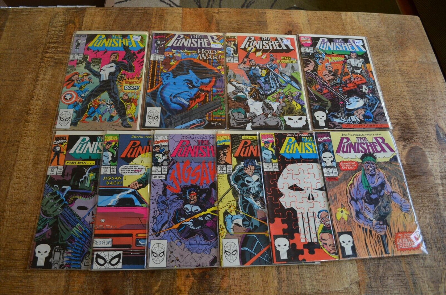Punisher #29-31 33-39 (Marvel, 1988) VF+ to NM Comic Books Lot of 10