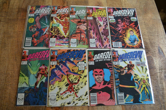 Daredevil #260-266 268-269 (Marvel, 1988-1989) Newsstand NM Comic Books Lot of 9