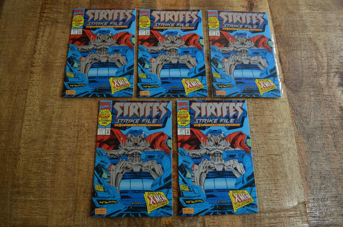 Stryfes Strike File #1 x 5 Copies (Marvel, 1993) NM Comic Books