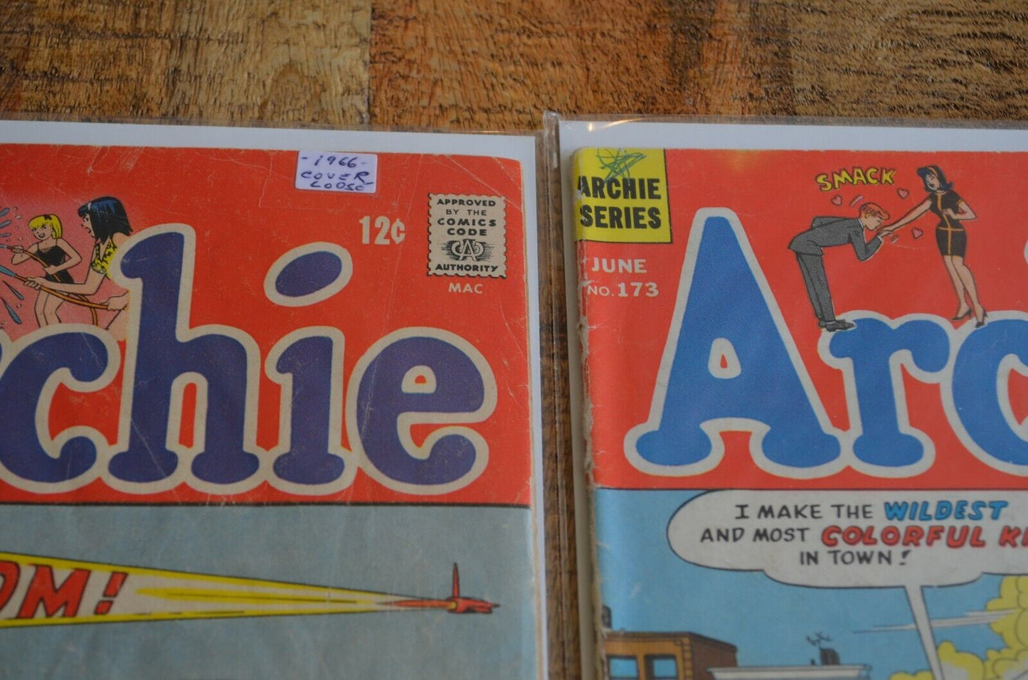 Archie #167 173 182 190 203 216 (Archie Comics, 1966-1972) Lot of 6 GD/VG