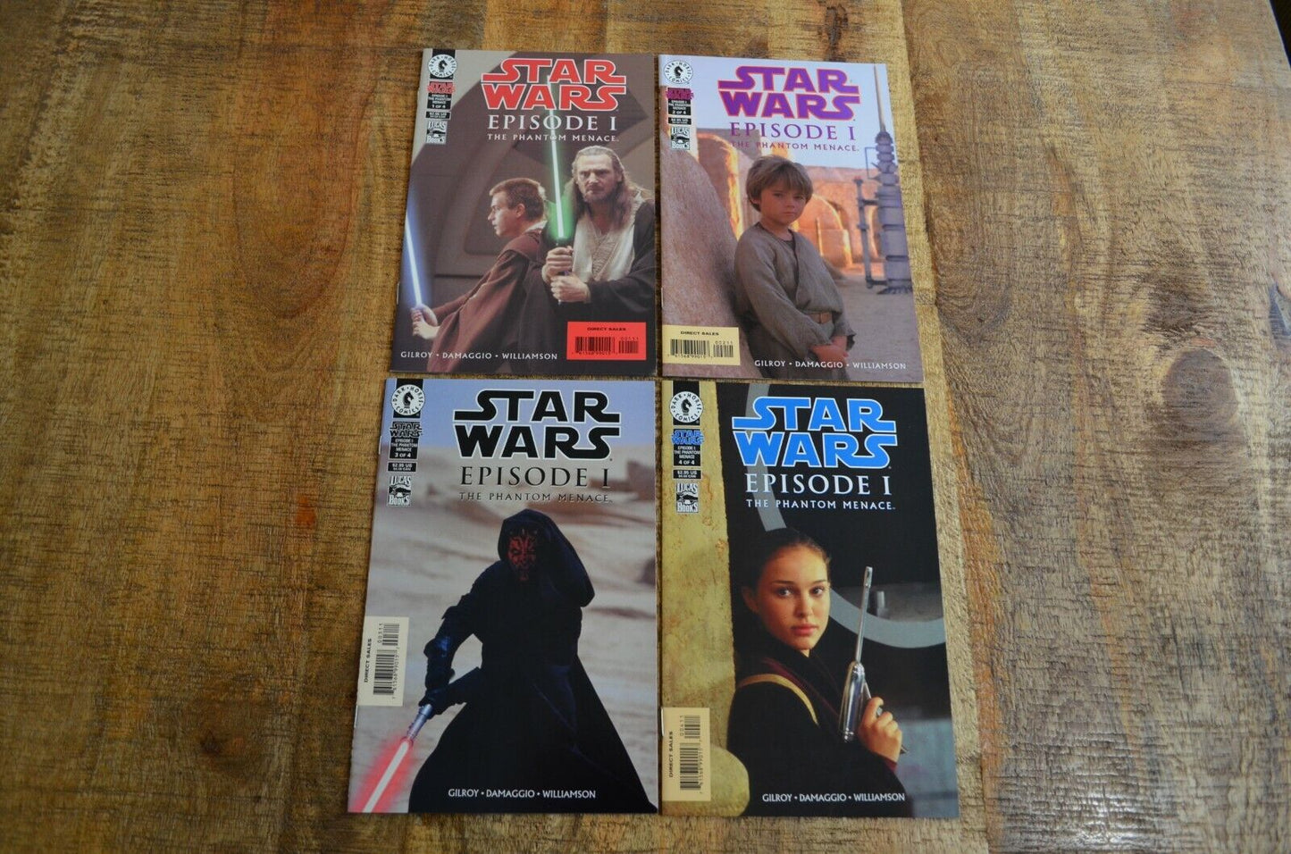 Star Wars Episode 1 Phantom Menace #1-4 (Dark Horse, 1999) NM Comics Lot of 4