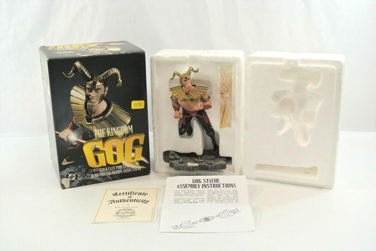 Kingdom Gog Hand-Painted Porcelain Medium-Sized Statue w/ COA 1998 DC Comics 8"