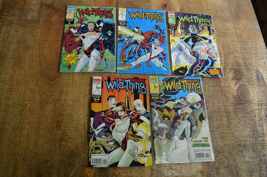 Nikki Doyle Wild Thing #1 2 3 4 6 (Marvel, 1993) Comic Books Lot of 5 NM 9.4