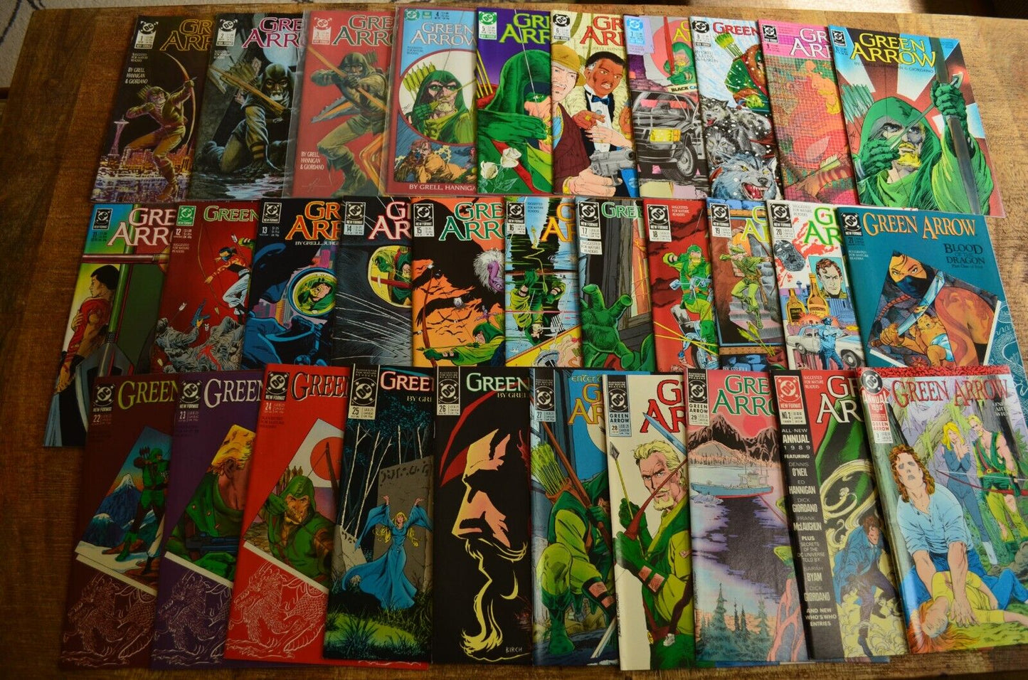 Green Arrow #1-29 Annuals 2 3 DC Comics Lot of 32 NM 9.2