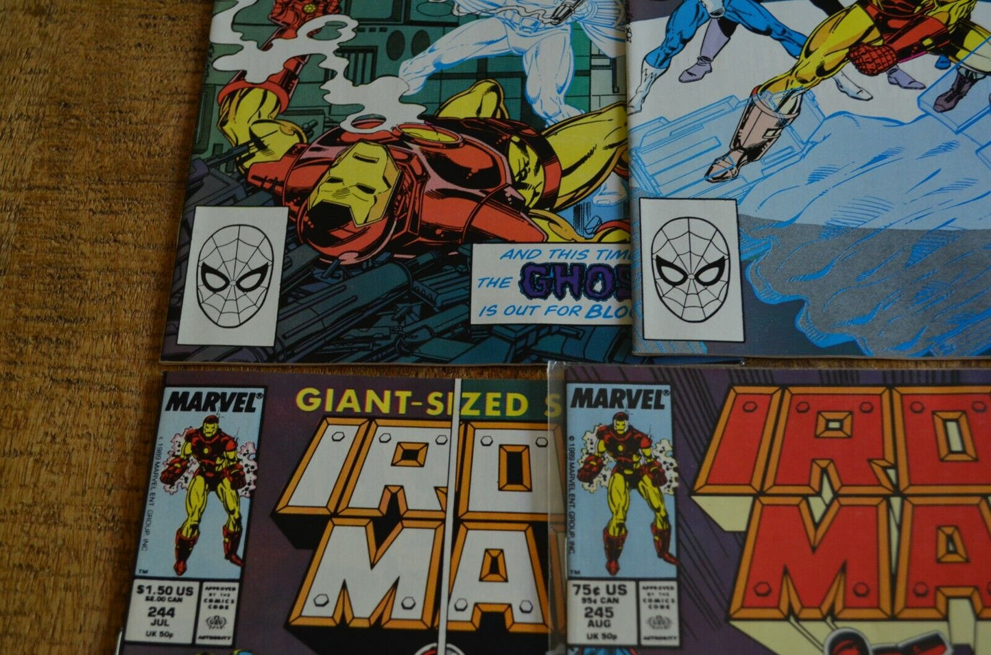 Iron Man #239-248 (Marvel, 1989) VF+/NM- Comic Books Lot of 10