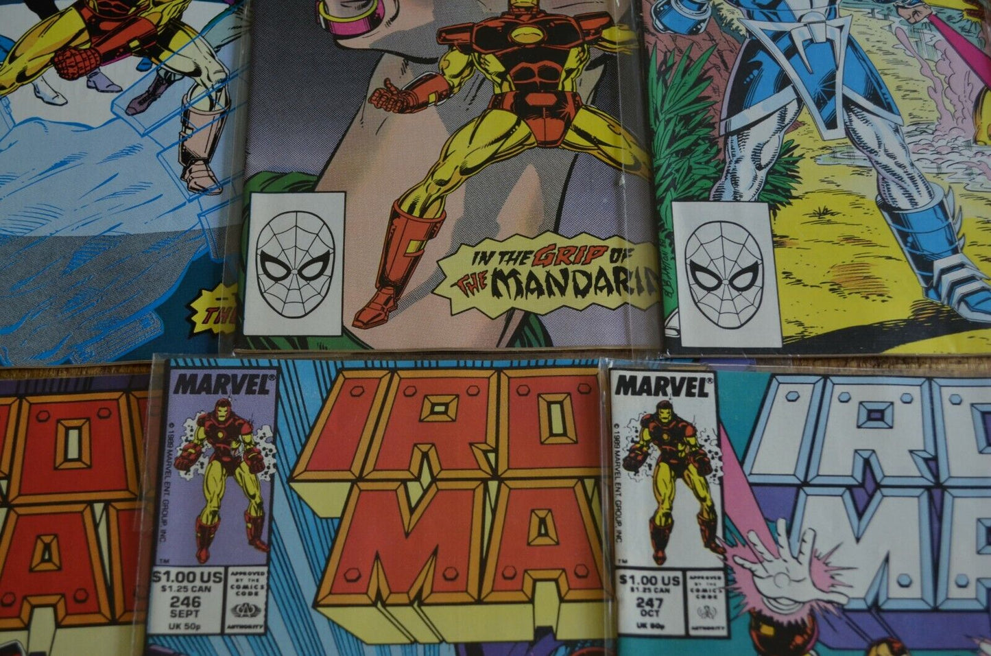 Iron Man #239-248 (Marvel, 1989) VF+/NM- Comic Books Lot of 10