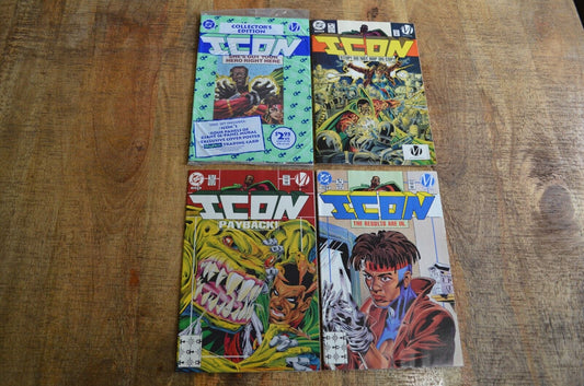 ICON #1 2 3 4 DC Comics 1993 Lot of 4 NM 9.2