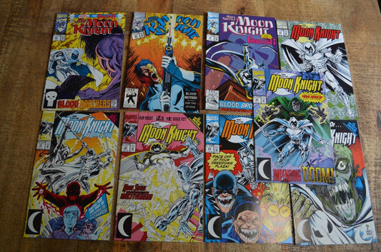 Marc Spector Moon Knight #35-37 39-44 Marvel Comic Book Lot of 9 NM 9.2