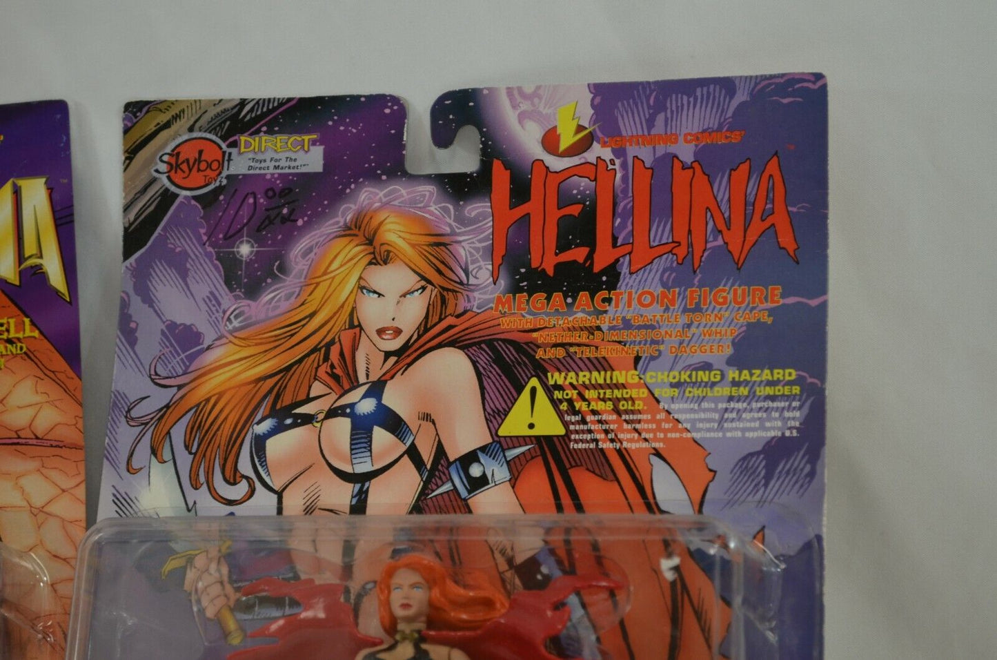 Skybolt Direct Hellina Sinthia 6" Action Figures Lightning Comics 1997 MOC