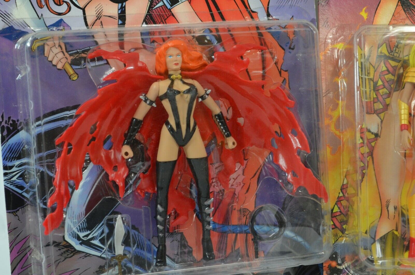 Skybolt Direct Hellina Sinthia 6" Action Figures Lightning Comics 1997 MOC