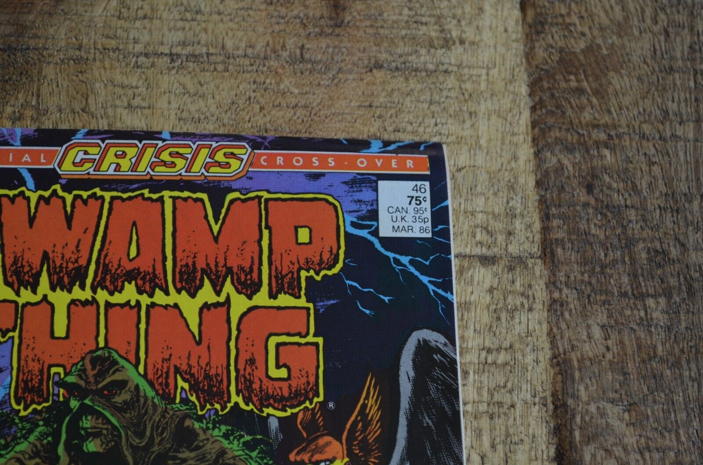 Swamp Thing #46 (DC Comics, 1986) Comic Book Special Crisis Crossover NM 9.2