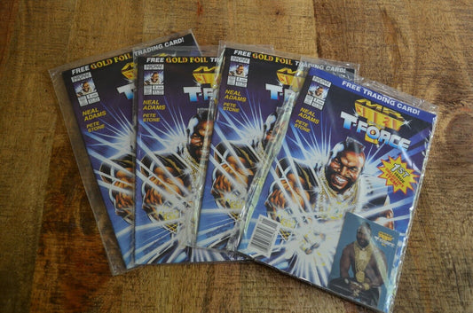 Mr T and the T-Force #1 x 4 Copies Polybagged (NOW, 1993) Comic Books NM 9.2