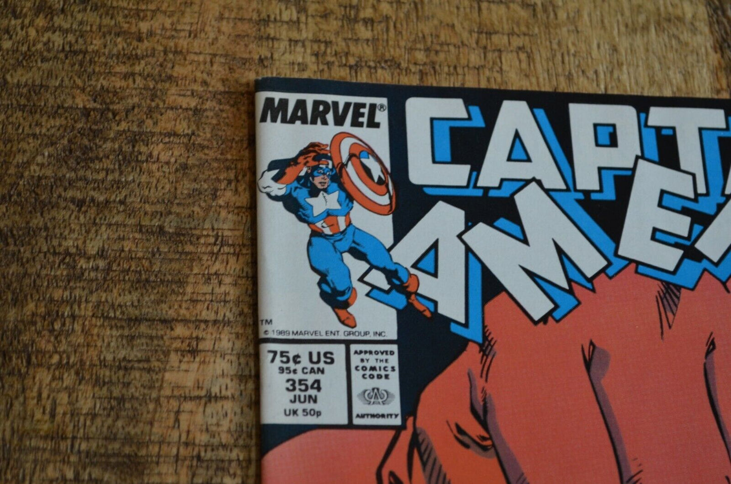 Captain America #354 (Marvel Comics, 1989) VF 8.0 Comic Book