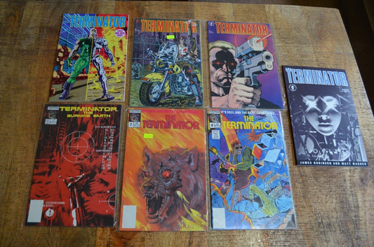 Terminator #1 2 3 (Dark Horse) #7 9 (NOW) Comic Book Lot of 7 NM 9.2