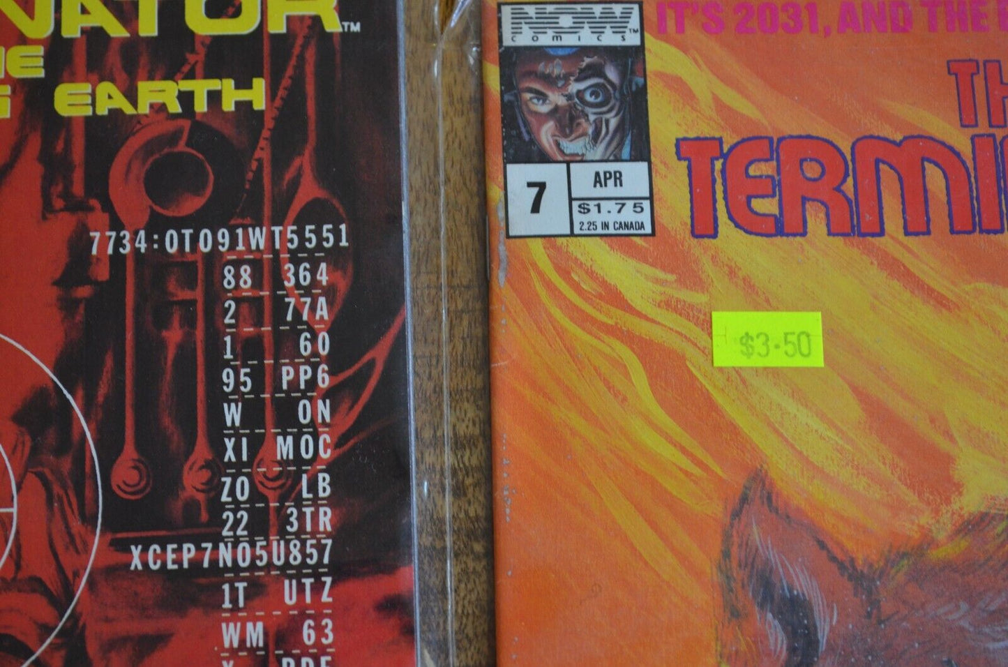 Terminator #1 2 3 (Dark Horse) #7 9 (NOW) Comic Book Lot of 7 NM 9.2