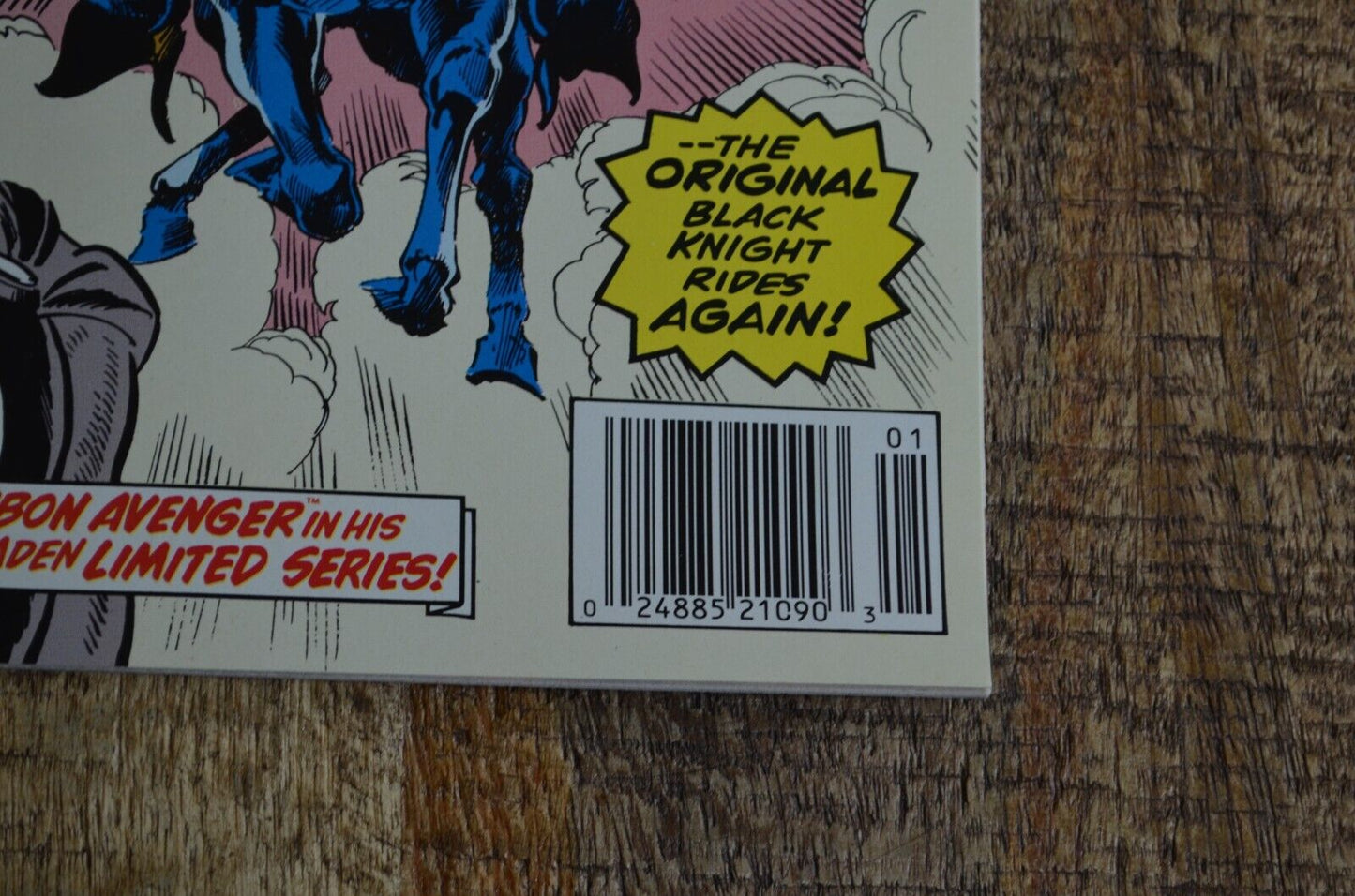 Black Knight #1 Marvel Comic Book 1990 NM- 9.0 Hawkeye Captain America App