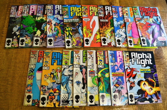 Alpha Flight  #21-32 35 36 37 38 39 40 Marvel Comic Book Lot of 18 NM 9.2