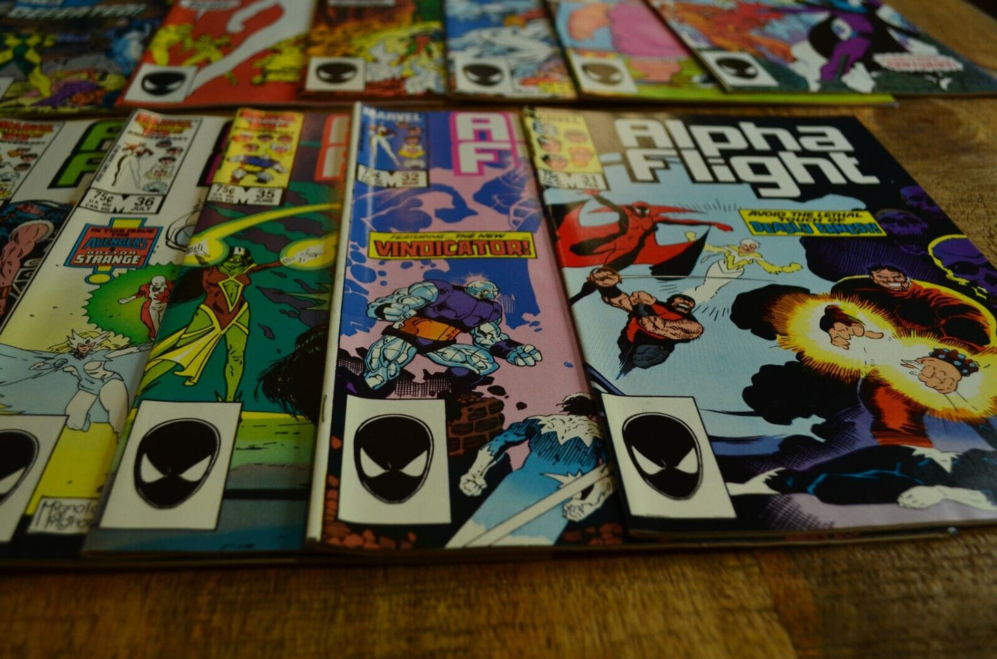 Alpha Flight  #21-32 35 36 37 38 39 40 Marvel Comic Book Lot of 18 NM 9.2