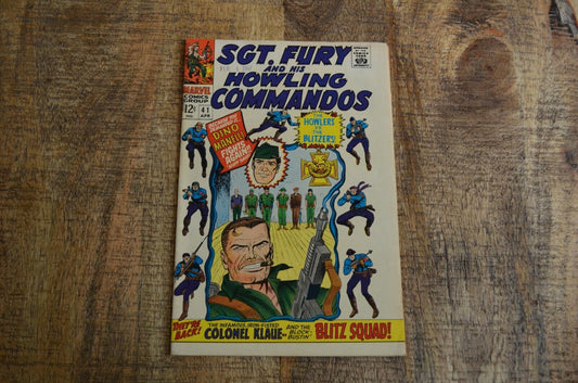 Sgt Fury Howling Commandos #41 (April 1967, Marvel Comics) Blitz Squad VF 7.5