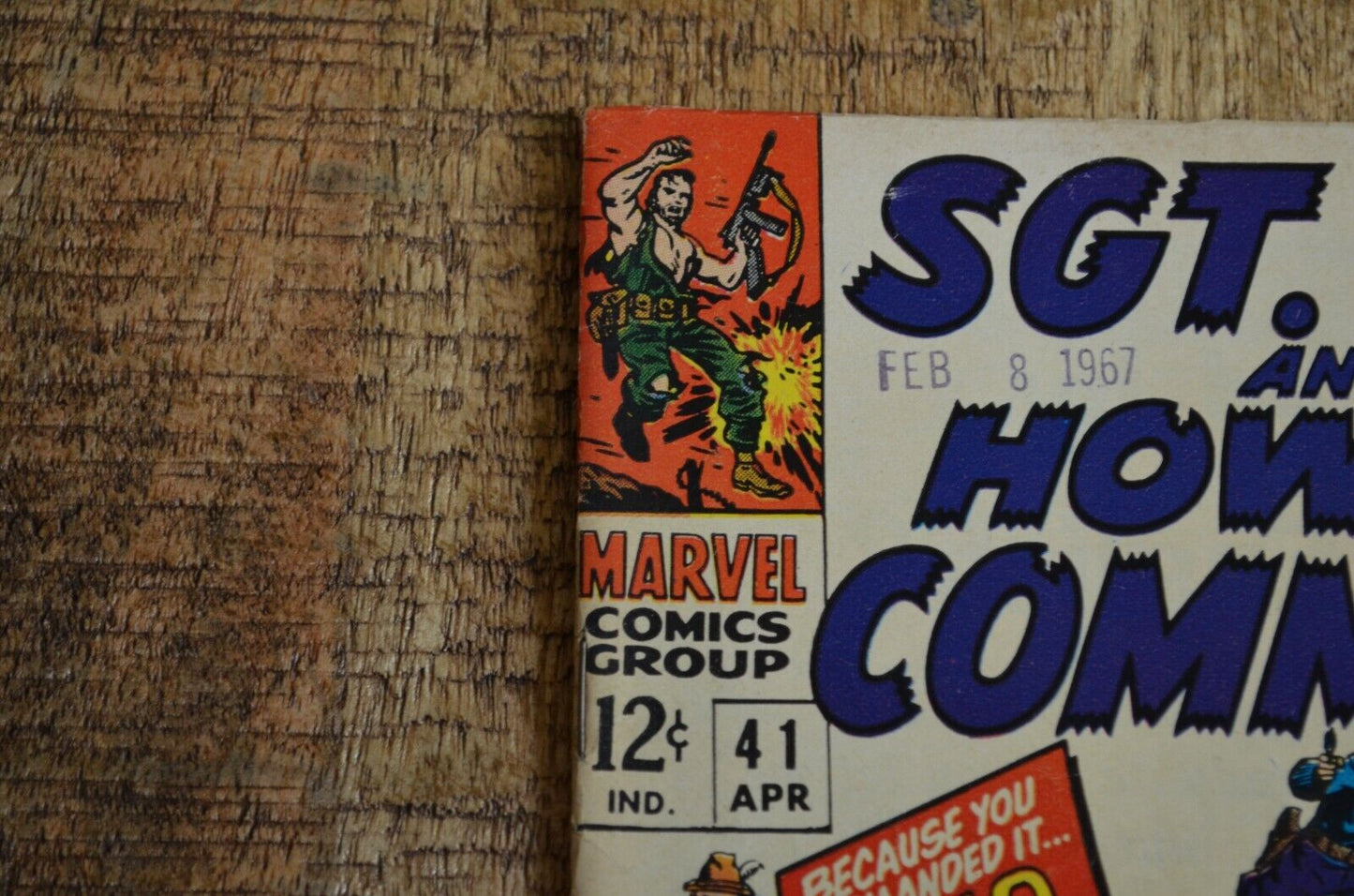 Sgt Fury Howling Commandos #41 (April 1967, Marvel Comics) Blitz Squad VF 7.5
