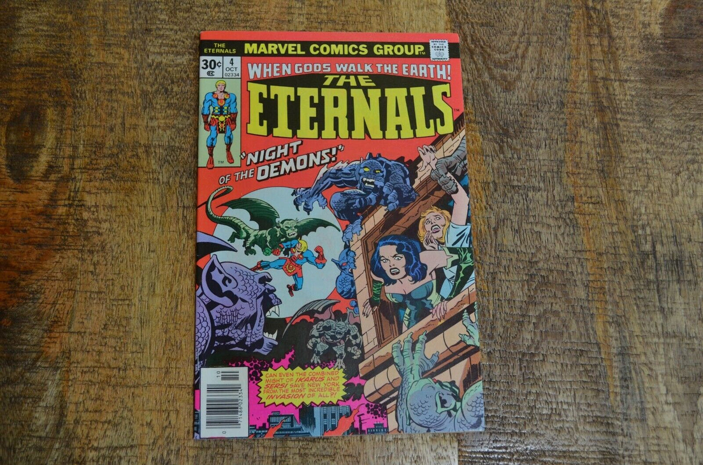 Eternals #4 (Marvel Comics, 1976) VF+ 8.5 Comic Book