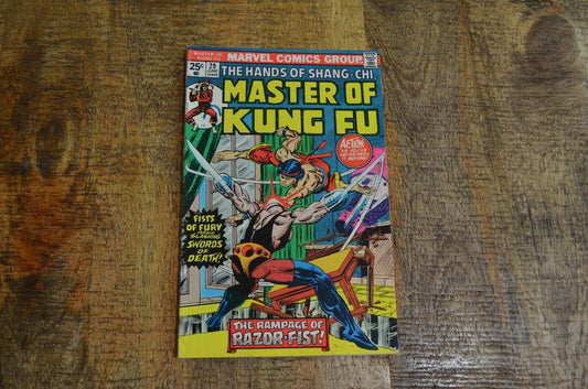 Master of Kung Fu #29 Marvel June 1975 Comic Book Razor Fist 1st App VF- 7.0