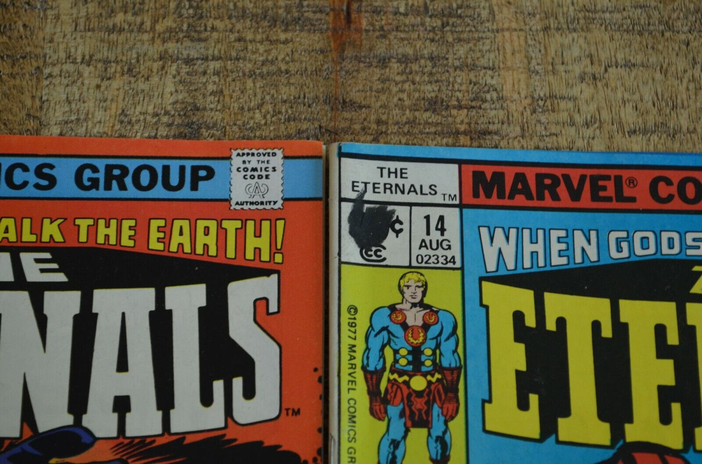 Eternals #11 14 16 Marvel Comics 1977 Hulk Robot 1st App Dromedan Lot of 3