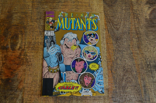 New Mutants #87 2nd Print Gold Cover Marvel Mar '90 Comic Book NM 9.2 Cable 1st