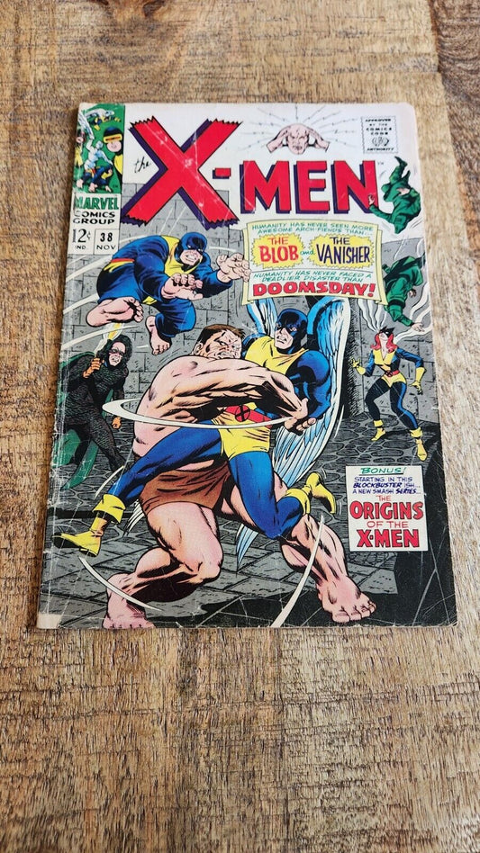 X-Men #38 Marvel Comics September 1967 VG- 3.5 Silver Age Jean Grey Cyclops