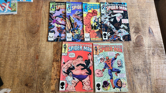 Peter Parker Spectacular Spiderman #85 88 89 90 91 96 Marvel Comics Lot of 6 VF-