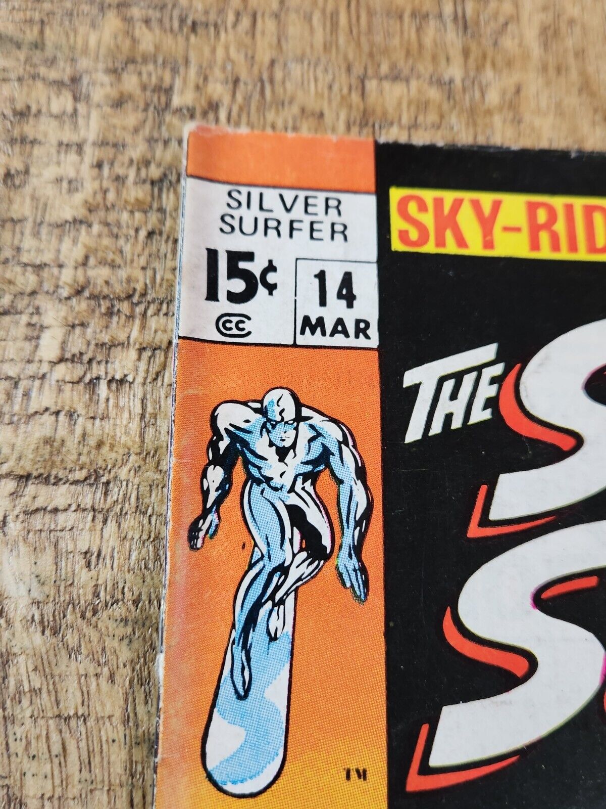 Silver Surfer #14 (Marvel Comic, Mar 1970) F/VF 7.0 Comic Book Spiderman App