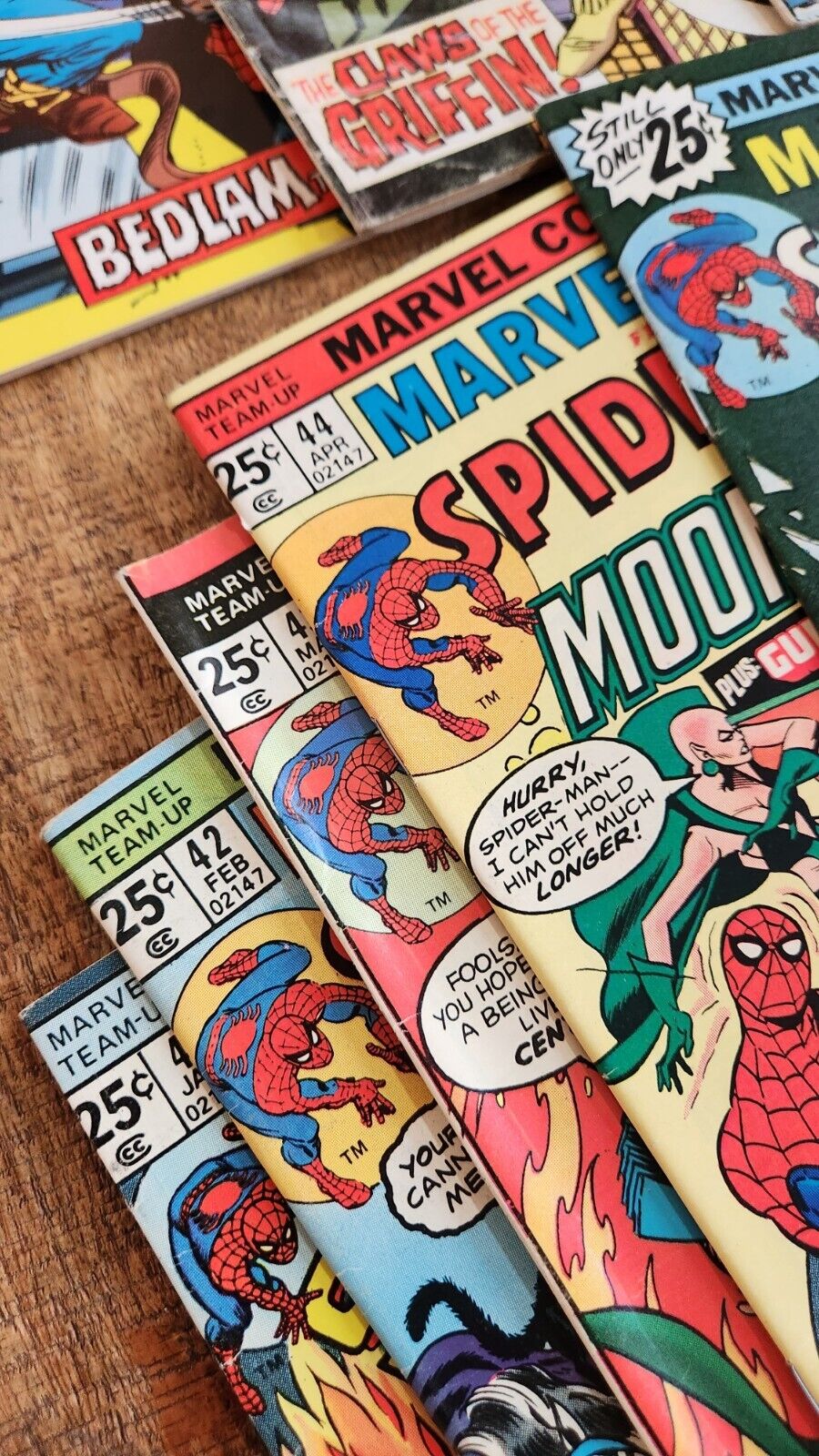 Marvel Team-Up #35 36 38 39 40-45 Spider-Man Vision Beast Comic Book Lot of 10