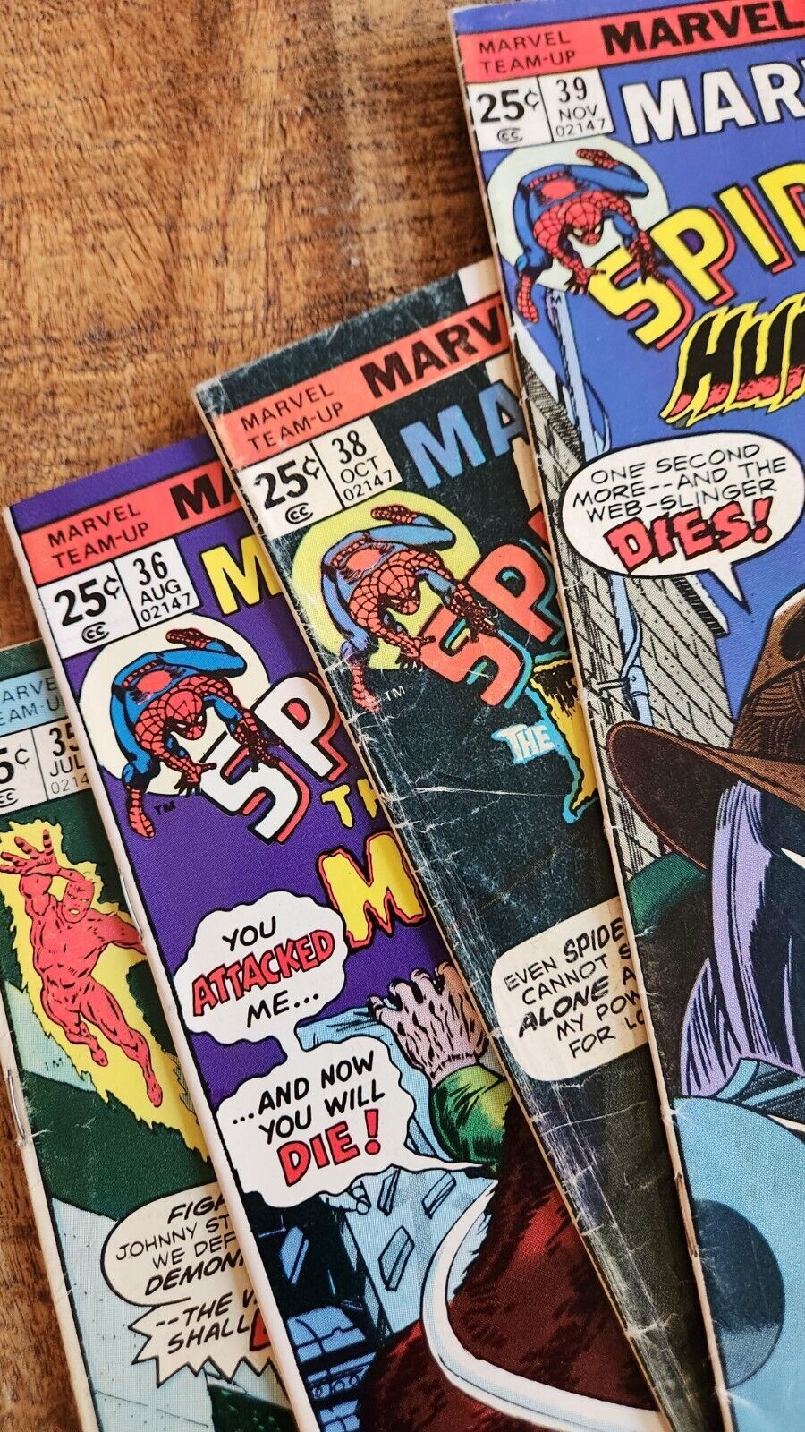 Marvel Team-Up #35 36 38 39 40-45 Spider-Man Vision Beast Comic Book Lot of 10