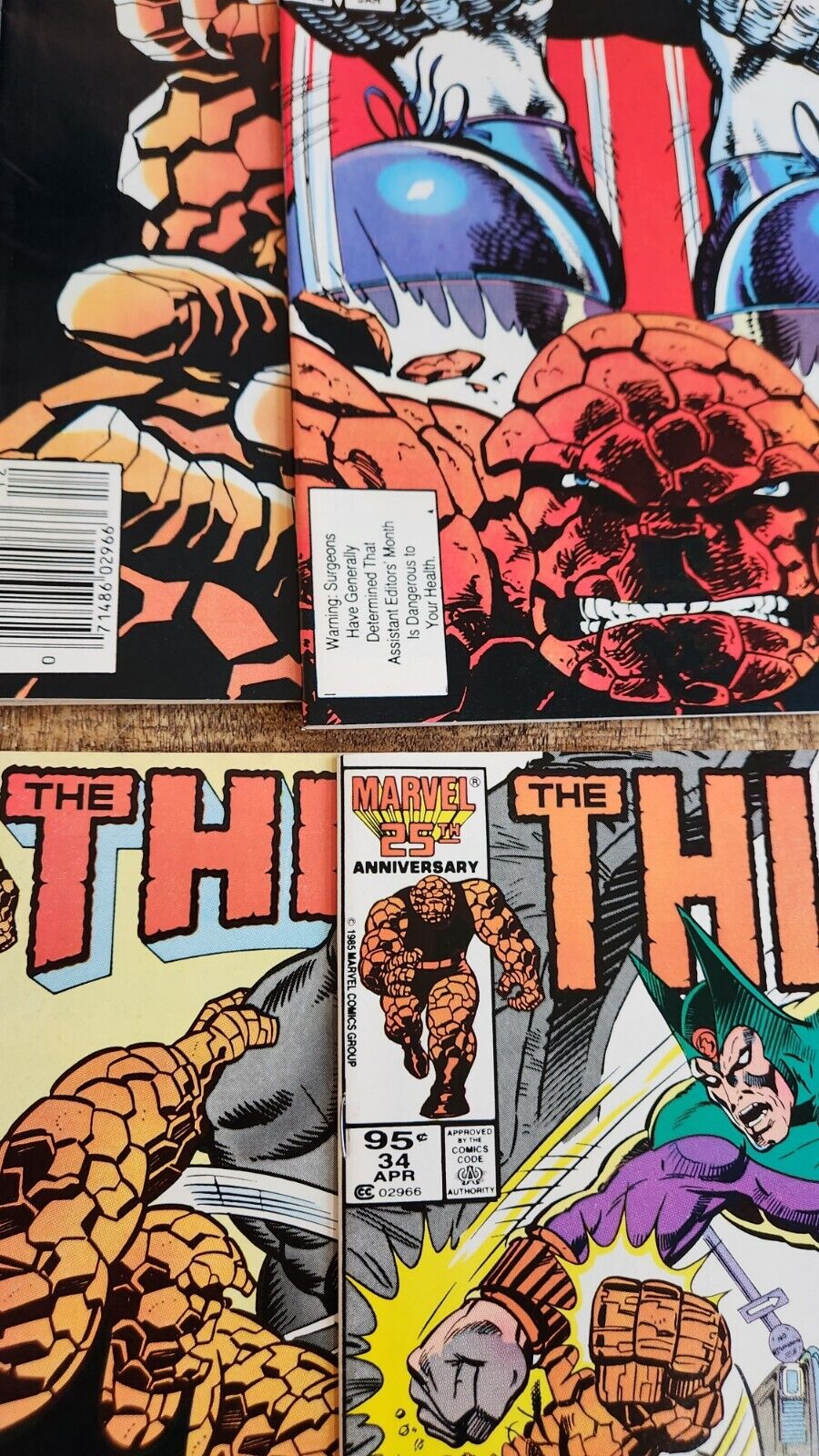 The Thing #1 2 4 6 7 8 14 24 34 Marvel Comic Book Lot of 9 VF- 7.5 Rhino App