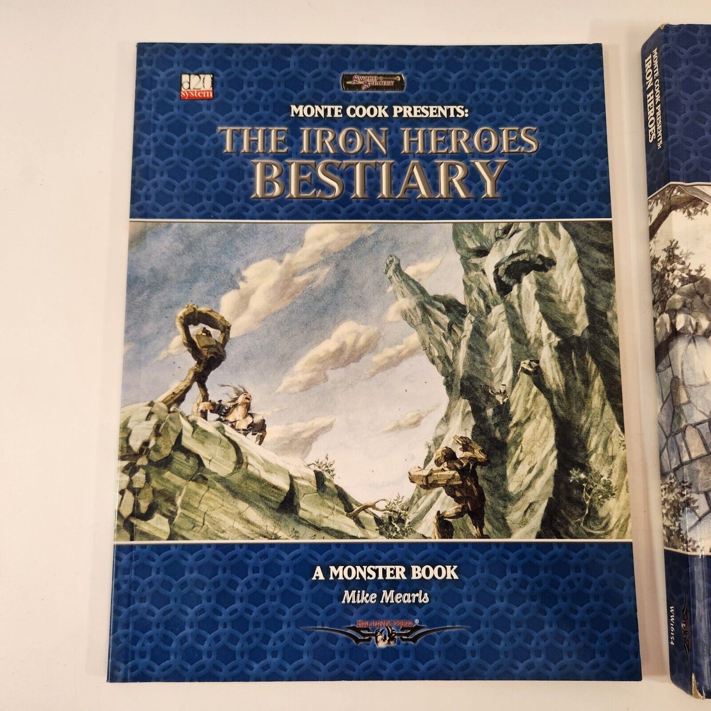 Iron Heroes RPG Rulebooks Monte Cook Monster Rules Expansion Variant Players LOT